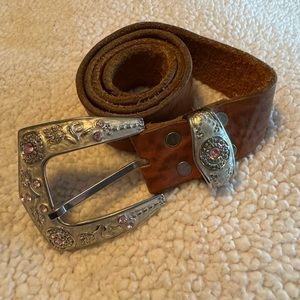 Leather Belt and Buckle